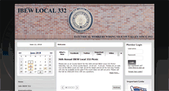 Desktop Screenshot of ibew332.org